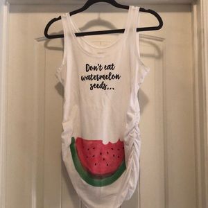 Motherhood maternity graphic tank